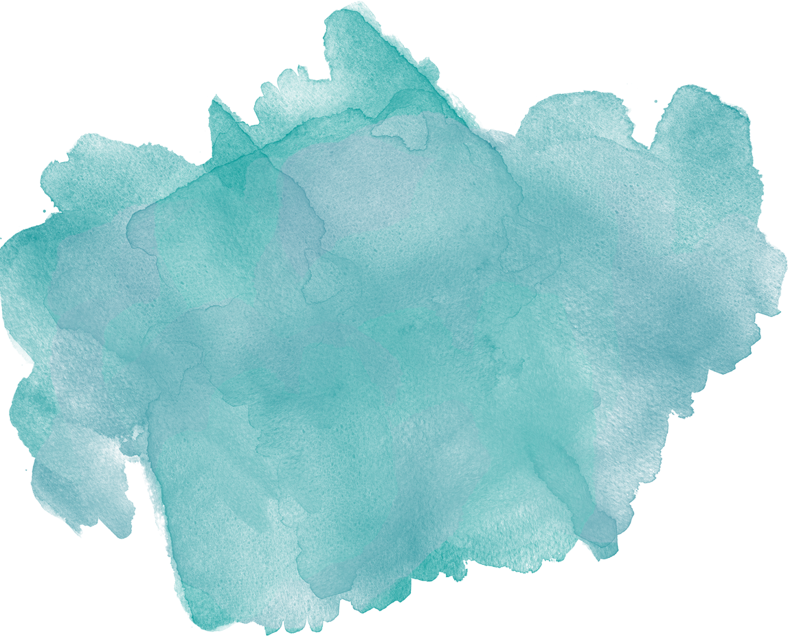 Turquoise Watercolor Stain